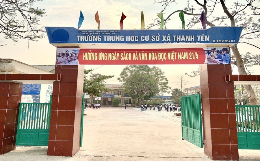 TRƯỜNG THCS XÃ THANH YÊN HƯỞNG ỨNG NGÀY SÁCH  VÀ VĂN HÓA ĐỌC VIỆT NAM LẦN THỨ 3 NĂM 2024