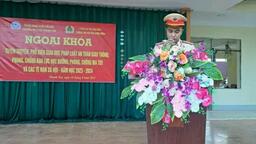 Tuyên truyền, phổ biến giáo dục pháp luật an toàn giao thông