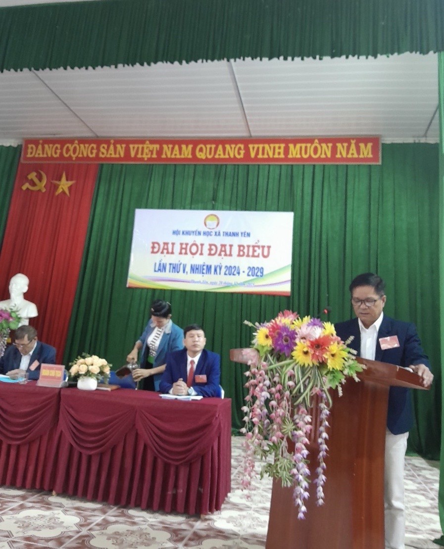 Đại hội đại biểu Hội khuyến học xã Thanh Yên lần thứ V